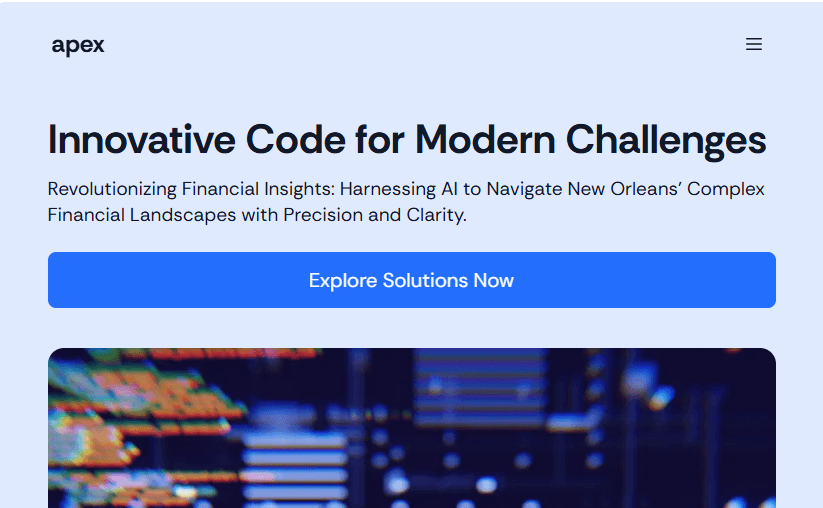 Apex - AI Financial Insights